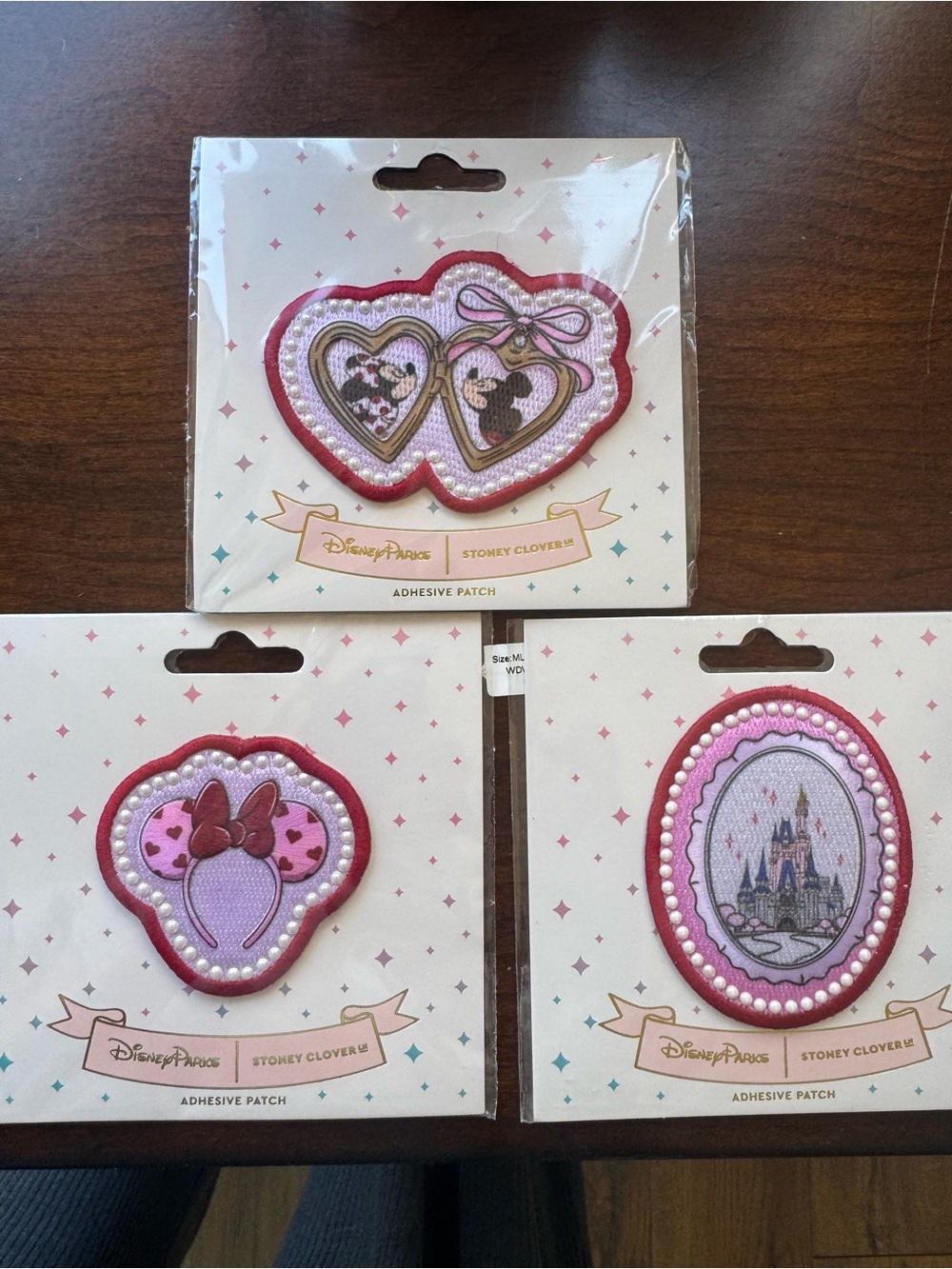 Disney Parks x Stoney Clover Lane Valentines Day Collection Patches